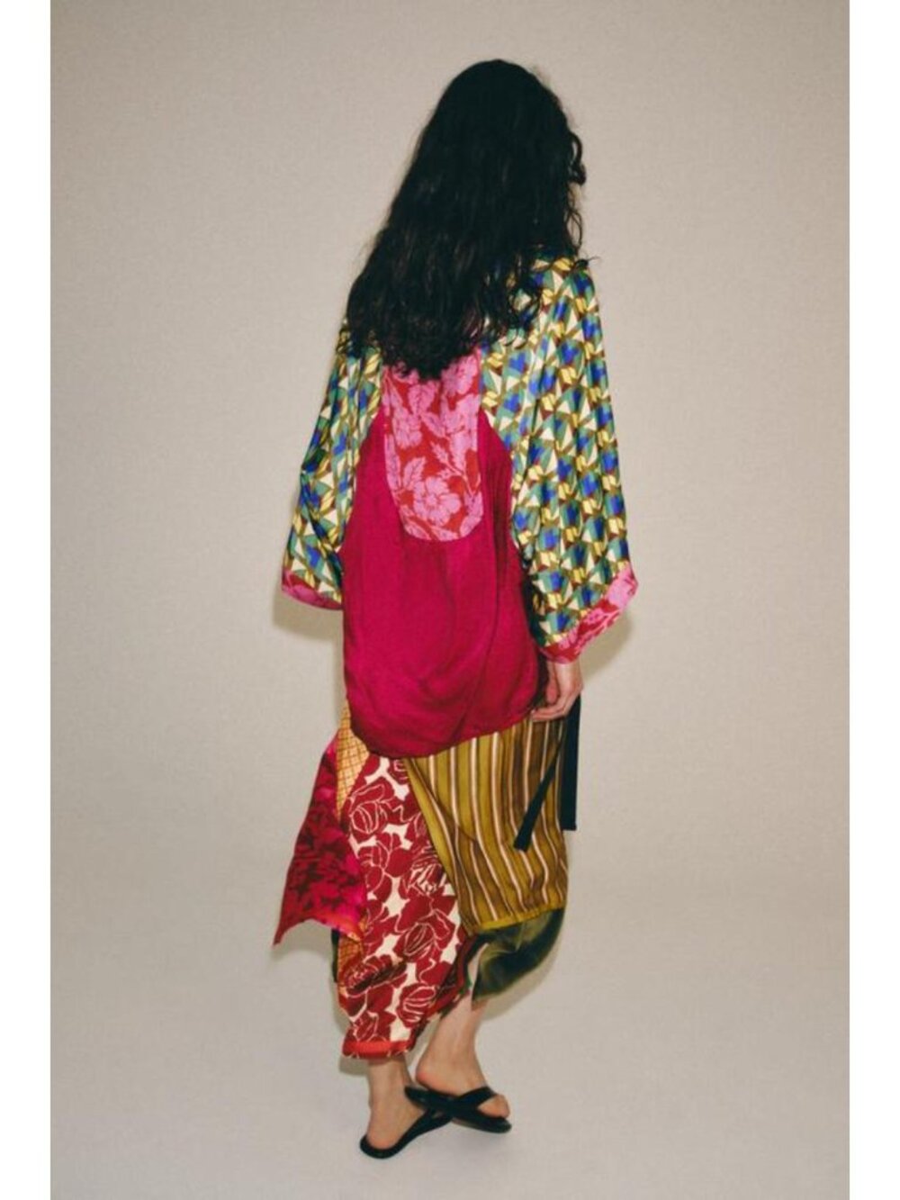 ZARA FLORAL PRINT KIMONO - Picture 3 of 8